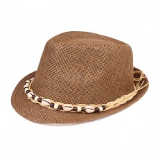 Men Straw Casual Vacation All  match Breathable Sunshade Top Hats Flat Hats