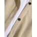 Mens Corduroy Solid Button Down Front Outwear Cardigan