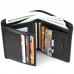 DEABOLAR Men Wallet Retro Casual Short Multi  card Holder Driver License Case  Black