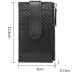 For Airtag Tracker Case Carbon Fiber Credit Card Holder Wallet  Black