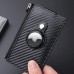 For Airtag Tracker Case Carbon Fiber Credit Card Holder Wallet  Coffee