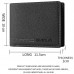 DEABOLAR Large  capacity Multi  card Men Short PU Leather Wallet  Black