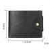 DEABOLAR Large  capacity Multi  card Slot PU Soft Leather Retro Short Wallet  Brown