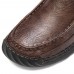 Men Non Slip Soft Sole Casual Leather Hand Sewn Boots